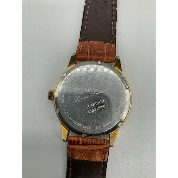 Lucien Piccard Watch, about 42mm, Gold/Brown- 1130011980 - Picture 5 of 8